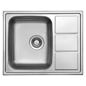 Изображение товара Кухонная мойка TopZero Lotus LTP615.500.GT8K, хром