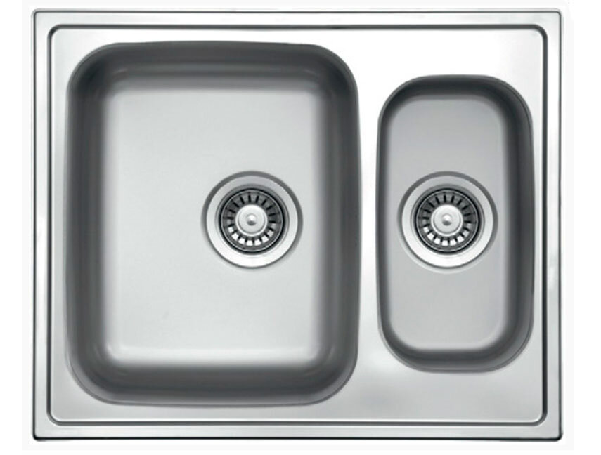 Изображение товара Кухонная мойка TopZero Lotus LTL615.500.15.GT8K из нержавеющей стали, 61,5х50х17 см