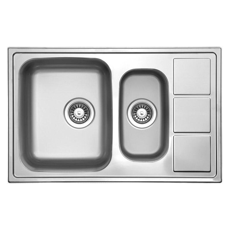 Изображение товара Кухонная мойка TopZero Lotus LTP780.500.15.GT8K с оборачиваемой чашей