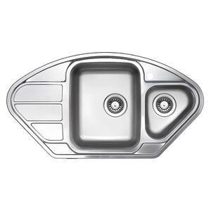 Изображение товара Кухонная мойка TopZero Lotus LTP945.510.15.GT8K, хром
