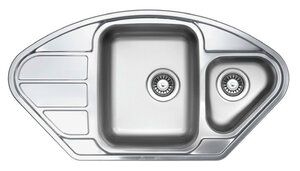 Изображение товара Кухонная мойка TopZero Lotus LTL945.510.15.GT8K асимметричная