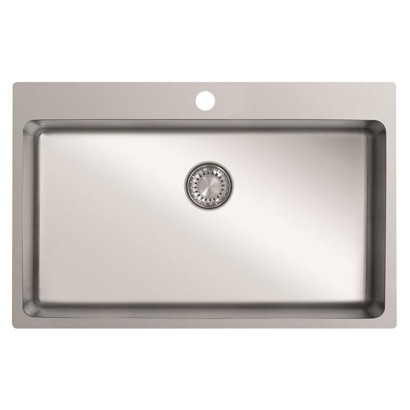 Изображение товара Кухонная мойка TopZero Micro ME790.500.GT10K 79х50 см из нержавеющей стали