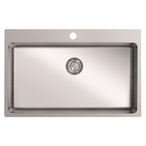 Изображение товара Кухонная мойка TopZero Micro ME790.500.GT10K 79х50 см из нержавеющей стали Изображение товара Кухонная мойка TopZero Micro ME790.500.GT10K 79х50 см из нержавеющей стали