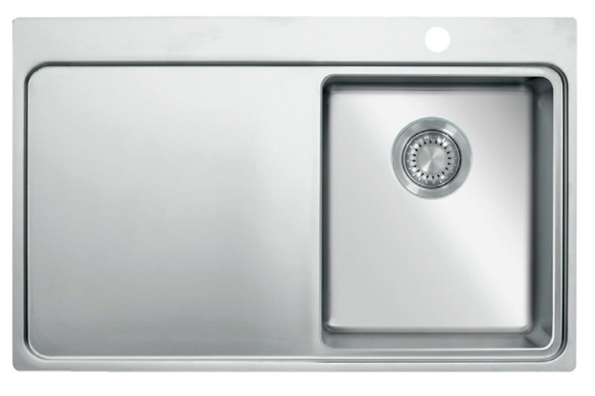 Изображение товара Кухонная мойка TopZero Micro 78х51 см из нержавеющей стали, Турция
