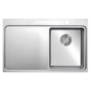 Изображение товара Кухонная мойка TopZero Micro 78х51 см из нержавеющей стали, Турция Изображение товара Кухонная мойка TopZero Micro 78х51 см из нержавеющей стали, Турция