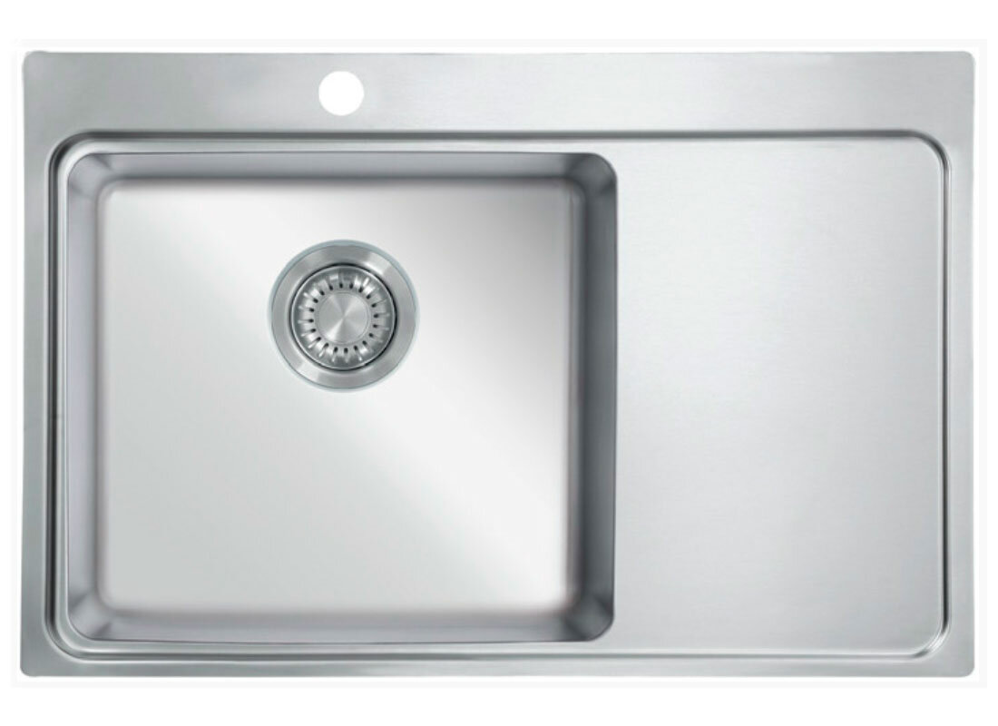 Изображение товара Кухонная мойка TopZero Micro 78х51 см из нержавеющей стали с гарантией 5 лет