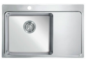 Изображение товара Кухонная мойка TopZero Micro 78х51 см из нержавеющей стали с гарантией 5 лет