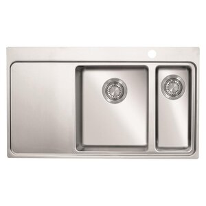 Изображение товара Кухонная мойка TopZero Micro MM860.15.510.GT10K 86 х 51 см, хром