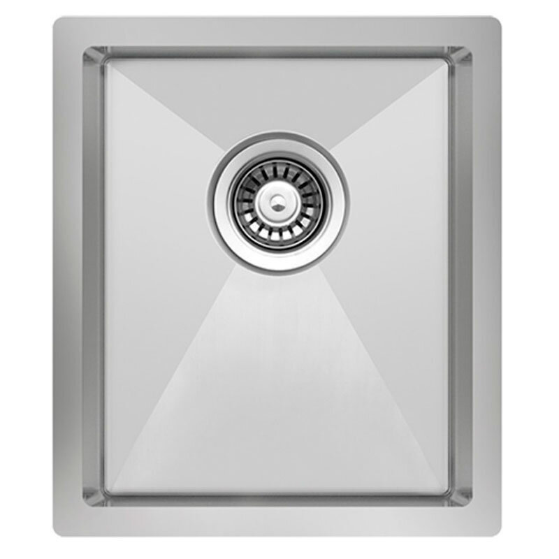 Изображение товара Кухонная мойка TopZero TNL 38х44 см из нержавеющей стали с полированной поверхностью