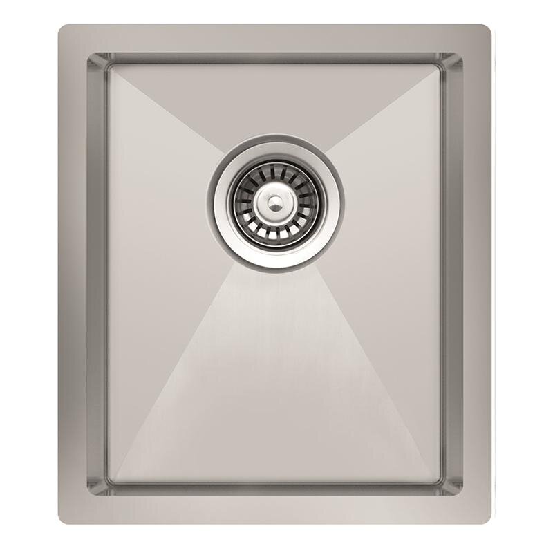 Изображение товара Кухонная мойка TopZero TNL 38х44 см из нержавеющей стали с полированной поверхностью