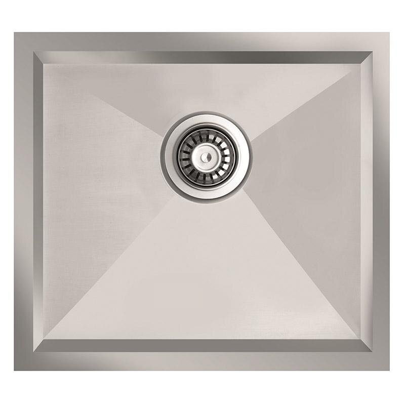 Изображение товара Кухонная мойка TopZero TNL 49х44 см из нержавеющей стали с полированным покрытием