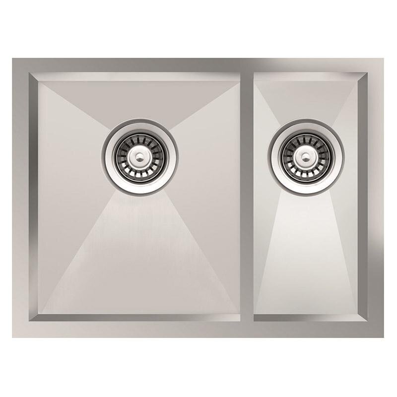 Изображение товара Мойка кухонная  TopZero TNL340.70.30 12K L, 57 х 44 см, чаша слева, нержавеющая сталь