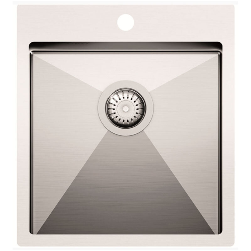 Изображение товара Кухонная прямоугольная мойка TopZero TNL 45х50 см из нержавеющей стали
