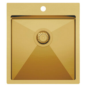 Изображение товара Кухонная мойка TopZero ColorX TNL450.505 Matt Gold 45х50 см, цвет: матовое золото
