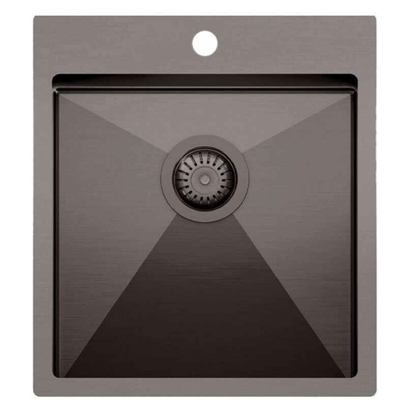 Изображение товара Кухонная мойка TopZero ColorX TNL450.505 Matt Titan 45х50 см, цвет: матовый титан