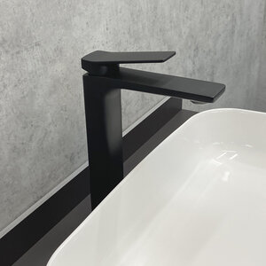 Изображение товара Смеситель Comforty, для раковины, черный матовый, 00-00004526 (FC071B-CMT)