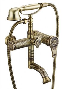 Изображение товара Смеситель Zorg Antic A 400W-BR для ванны и душа, цвет бронза