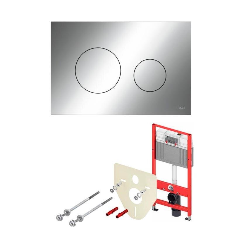 Изображение товара Инсталляция для унитаза TECE Base K440921, клавиша смыва TECEloop хром глянцевый