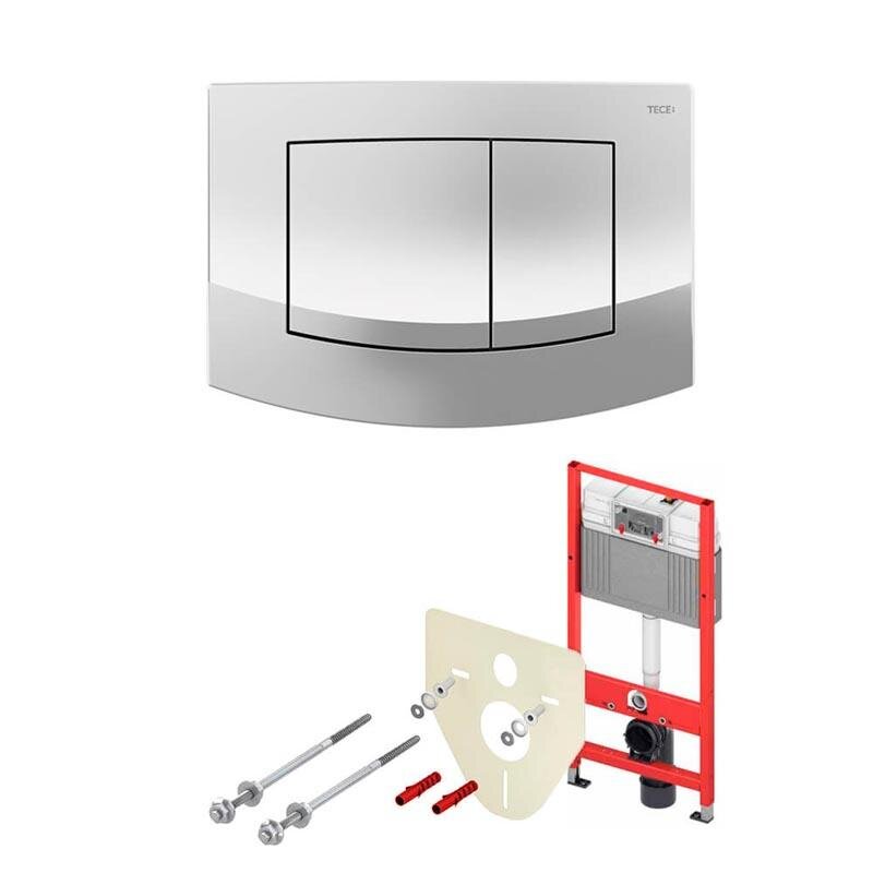 Изображение товара Инсталляция для унитаза TECE Base 9400405 с клавишей TECEambia хром глянцевый