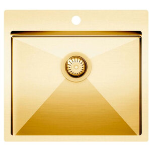 Изображение товара Кухонная мойка TopZero ColorX TNL550.505 Gold 55х50 см нержавеющая сталь