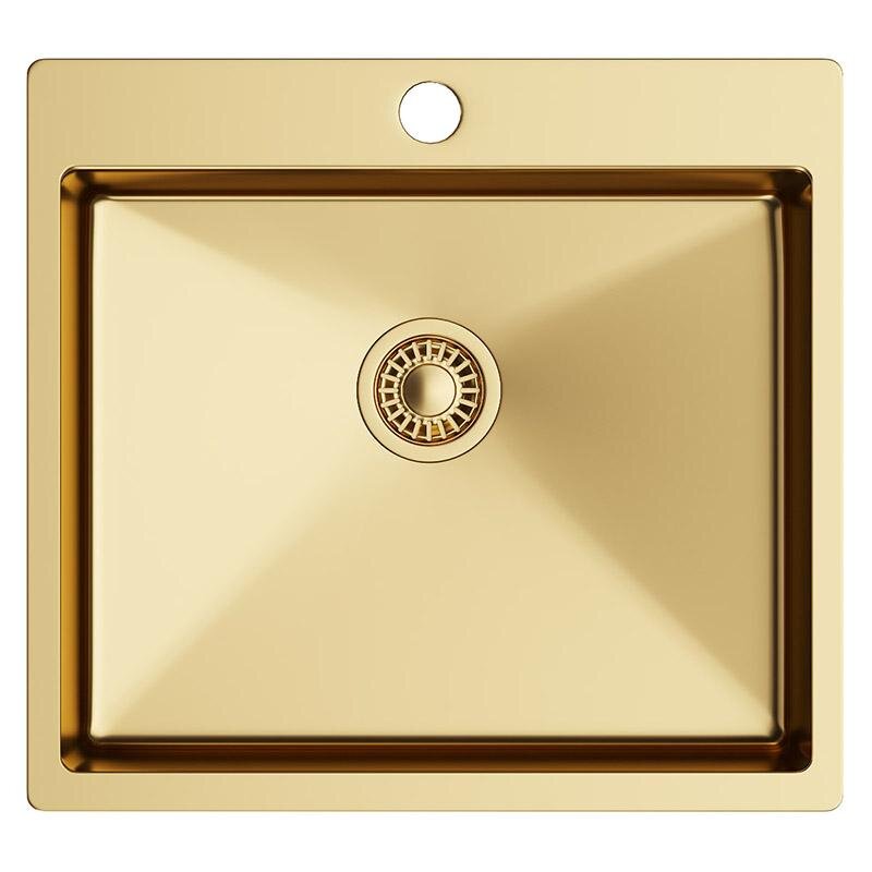 Изображение товара Кухонная мойка TopZero TNL550. 505 Gold - 55х50 см, PVD, золото