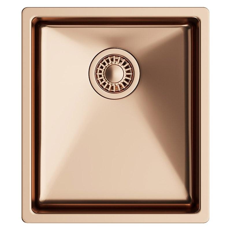 Изображение товара Кухонная мойка TopZero ColorX TNL 340 Gold Rose 38 х 44 см, с PVD покрытием, медь