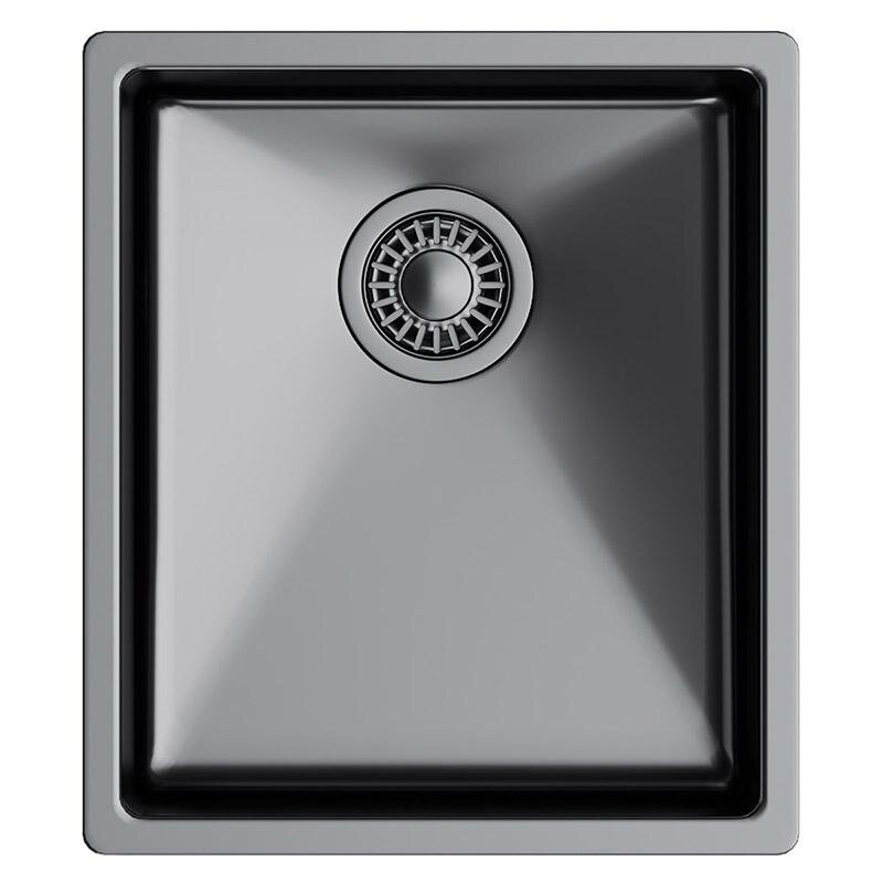 Изображение товара Кухонная мойка TopZero ColorX TNL 340 Titan 38 х 44 см, с PVD покрытием, титан