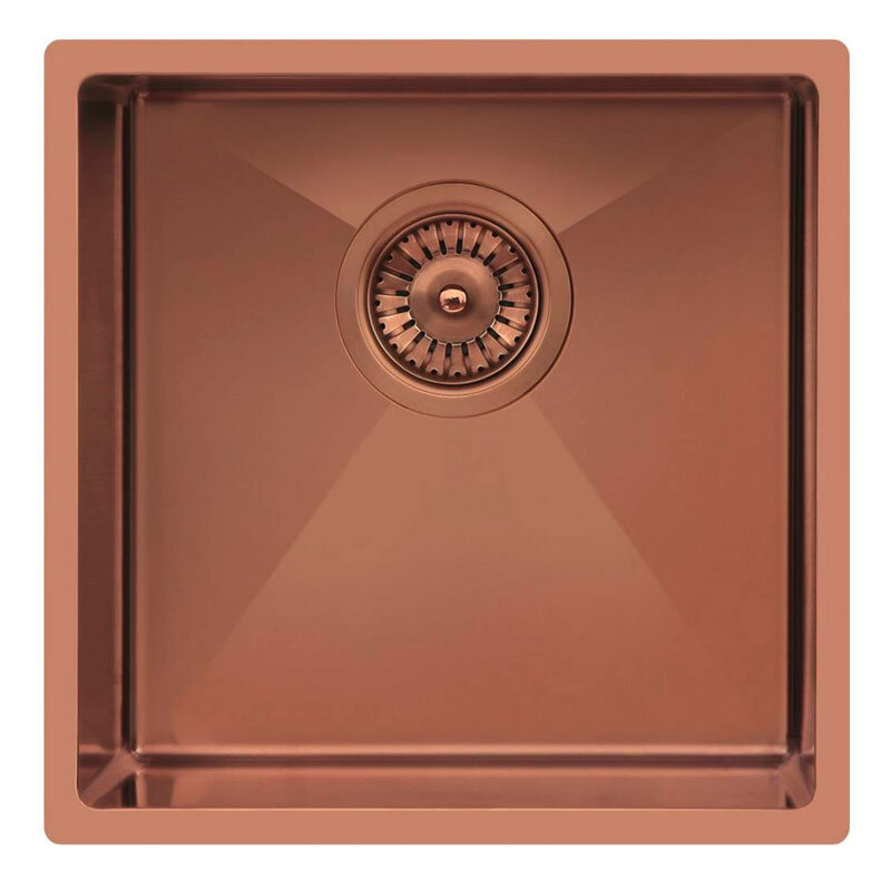 Изображение товара Кухонная мойка TopZero ColorX TNL 400 Gold Rose 44х44 см медь