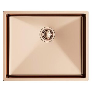 Изображение товара Кухонная мойка TopZero ColorX TNL 500 Gold Rose 55 х 45 см, с PVD покрытием, медь