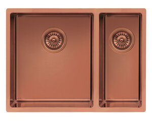 Изображение товара Кухонная мойка TopZero ColorX TNL340.30.70 Gold Rose 56х43 см медь нержавеющая сталь
