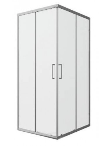 Изображение товара Душевой уголок Bravat Line 80 х 120 x 200 см, двери раздвижные, стекло прозрачное, хром, BS1280.2202A