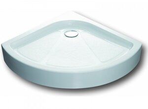 Изображение товара Поддон душевой Bravat Type-R2 P49 90 x 90 см, четверть круга, белый