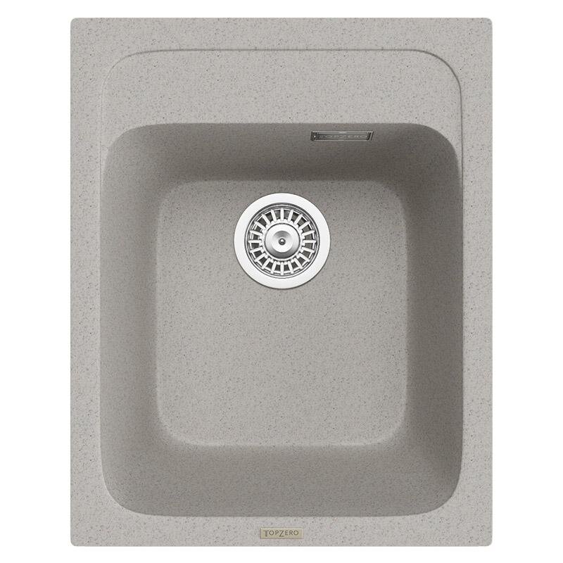 Изображение товара Кухонная мойка TopZero Bonnie Smoke 40х50 см серый искусственный гранит