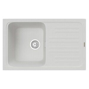 Изображение товара Кухонная мойка TopZero Sophia 740.460-07 Ice 74 х 46 см, белая