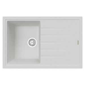 Изображение товара Кухонная мойка TopZero Juliet 780.500-07 Ice 78 х 50 см, белая