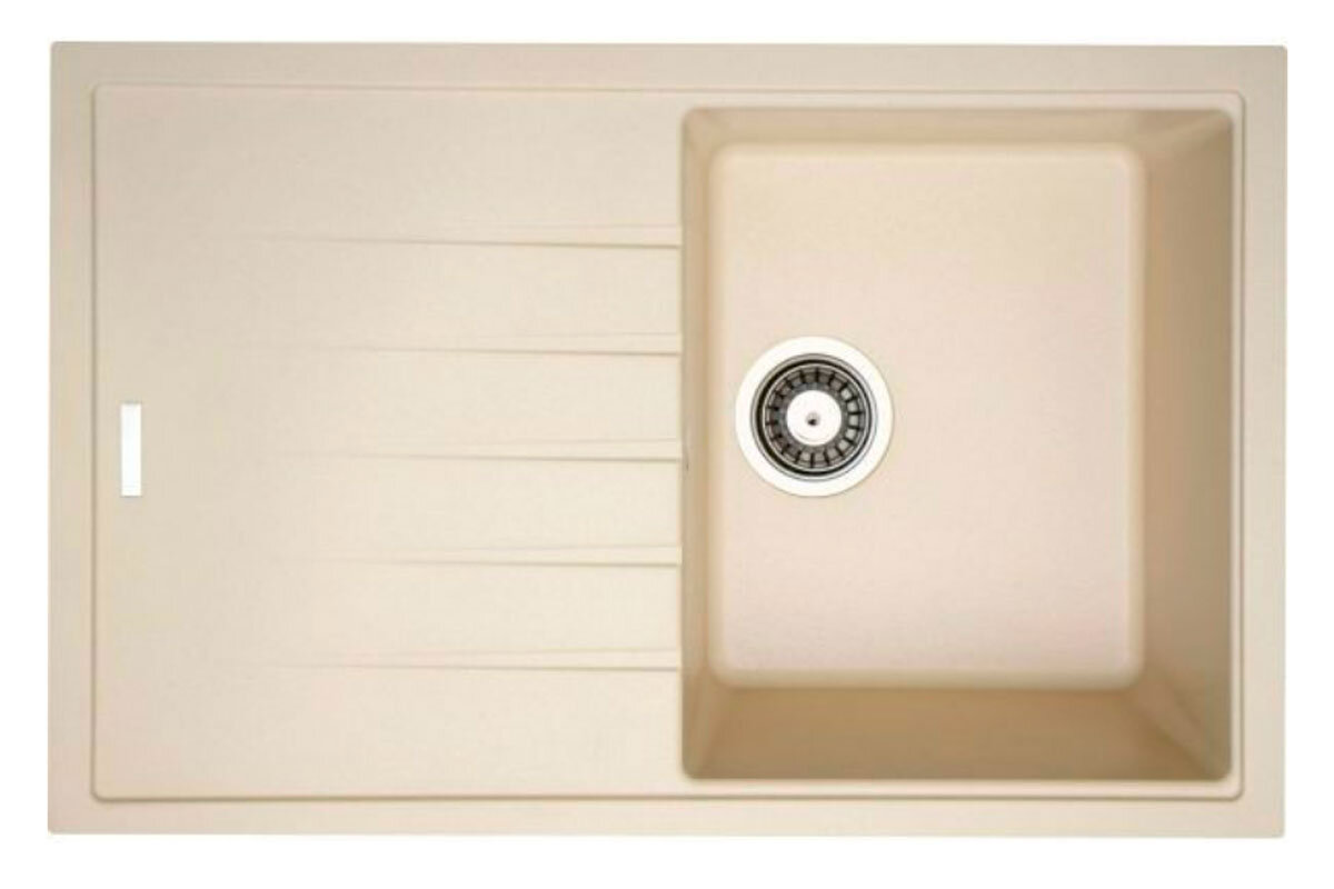 Изображение товара Кухонная мойка TopZero Juliet Jasmine 78x50 см из нержавеющей стали с гарантией 5 лет