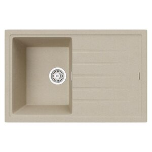 Изображение товара Кухонная мойка TopZero Juliet 780.500-08 Jasmine 78 х 50 см, песочная