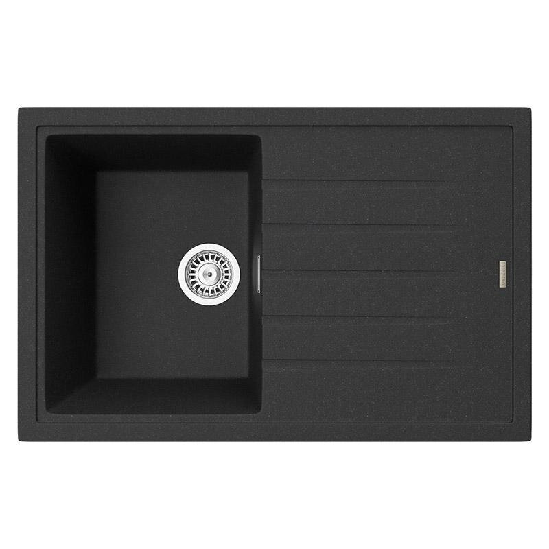 Изображение товара Кухонная мойка TopZero Juliet 780.500-10 Cosmos 78 х 50 см, черная