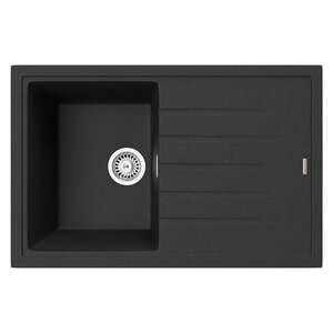 Изображение товара Кухонная мойка TopZero Juliet 780.500-10 Cosmos 78 х 50 см, черная