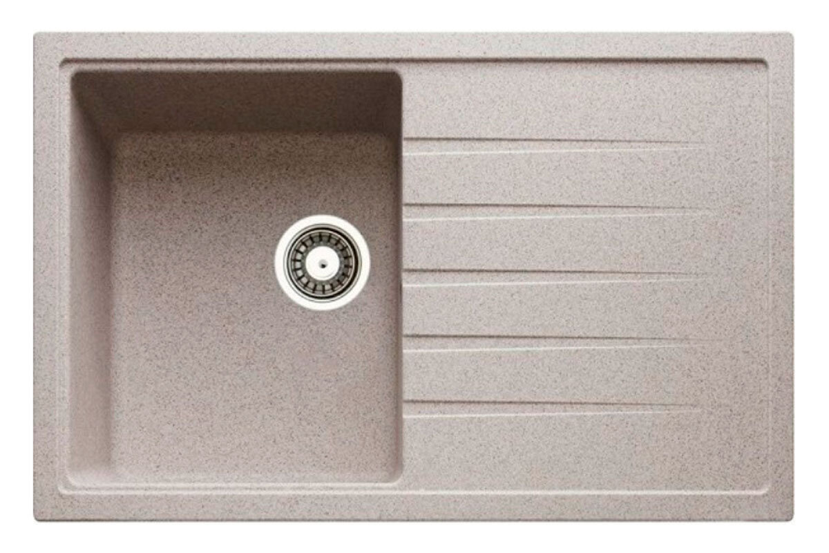 Изображение товара Кухонная мойка TopZero Juliet Ground 78х50 см искусственный камень бежевый