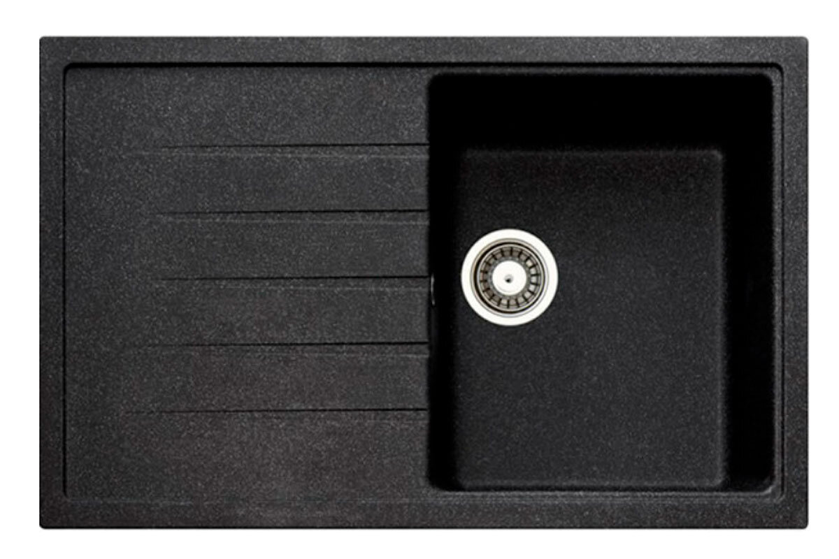 Изображение товара Кухонная мойка TopZero Juliet Galaxy 78х50 см графит нержавеющая сталь