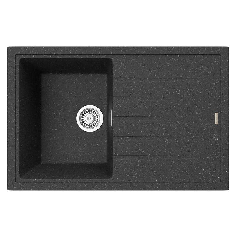 Изображение товара Кухонная мойка TopZero Juliet Galaxy 78х50 см графит врезная
