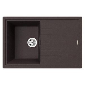 Изображение товара Кухонная мойка из искусственного камня TopZero Juliet Chocolate 78х50 см