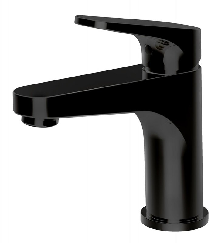 Изображение товара Смеситель для раковины Bravat Eler F1191238BM-RUS черный глянцевый