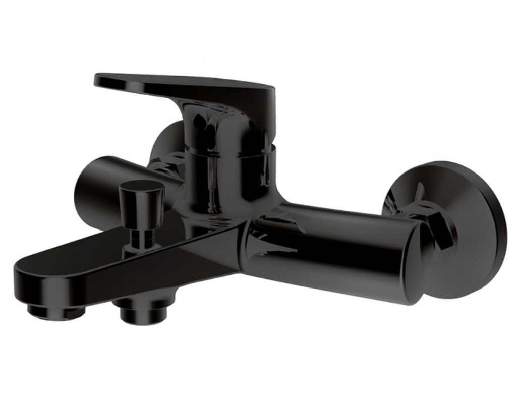 Изображение товара Смеситель Bravat Eler для ванны, черный, F6191238BM-01-RUS