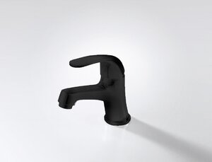 Изображение товара Смеситель Bravat Fit Black F1135188BM-RUS для раковины, черный