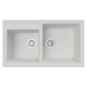 Изображение товара Кухонная мойка TopZero Demi 860.500.20-07 Ice 86 х 50 см, белая