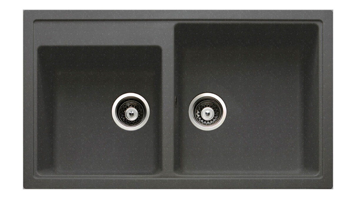 Изображение товара Кухонная мойка TopZero Demi Galaxy 86х50 см из искусственного гранита графит