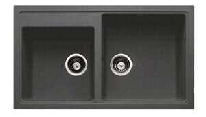 Изображение товара Кухонная мойка TopZero Demi Galaxy 86х50 см из искусственного гранита графит