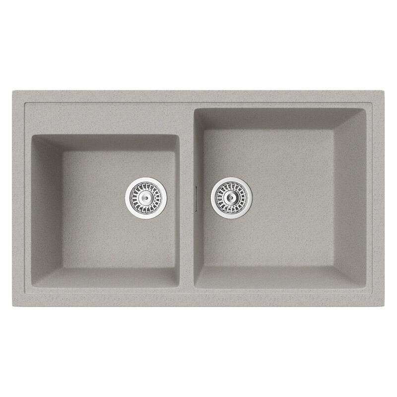 Изображение товара Кухонная мойка TopZero Demi 860.500.20-47 Smoke 86 х 50 см, серая